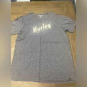 Hurley Men's Varsity Script Tee T-Shirt Gray Size Large